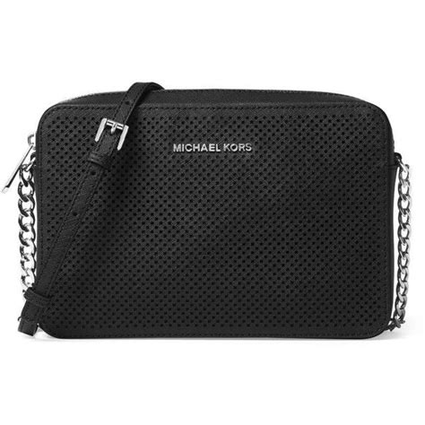 perforated michael kors bag|MICHAEL Michael Kors Jet Set Perforated Camera .